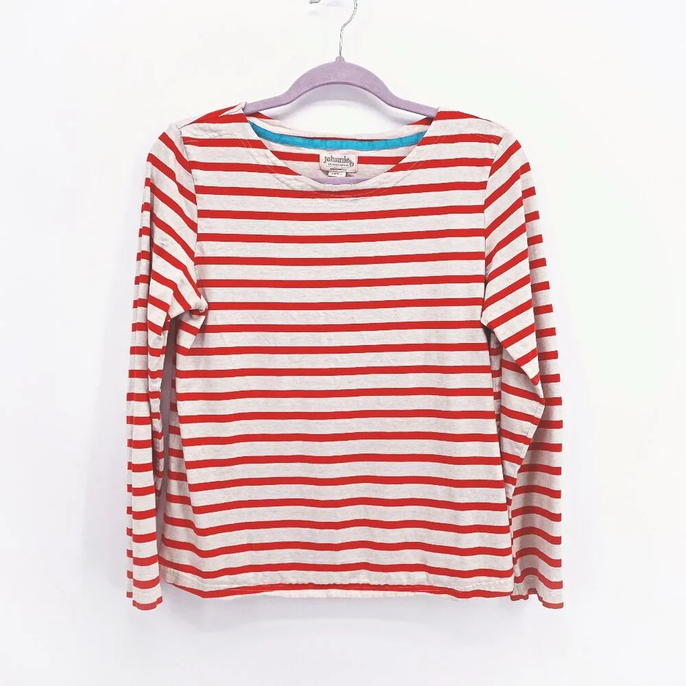 Girls' Johnnie B Boden Boatneck Top